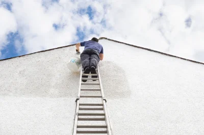 Peinture extérieure à Villebret — façades et ravalement